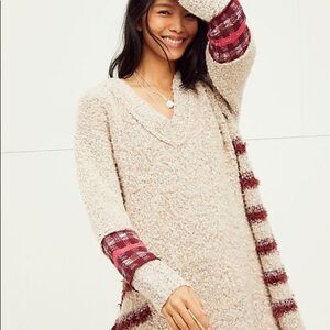 Free People Cloud Tunic Oversized Sweater Size S